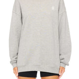 Eterne Oversized Crewneck Sweatshirt - Vermillion