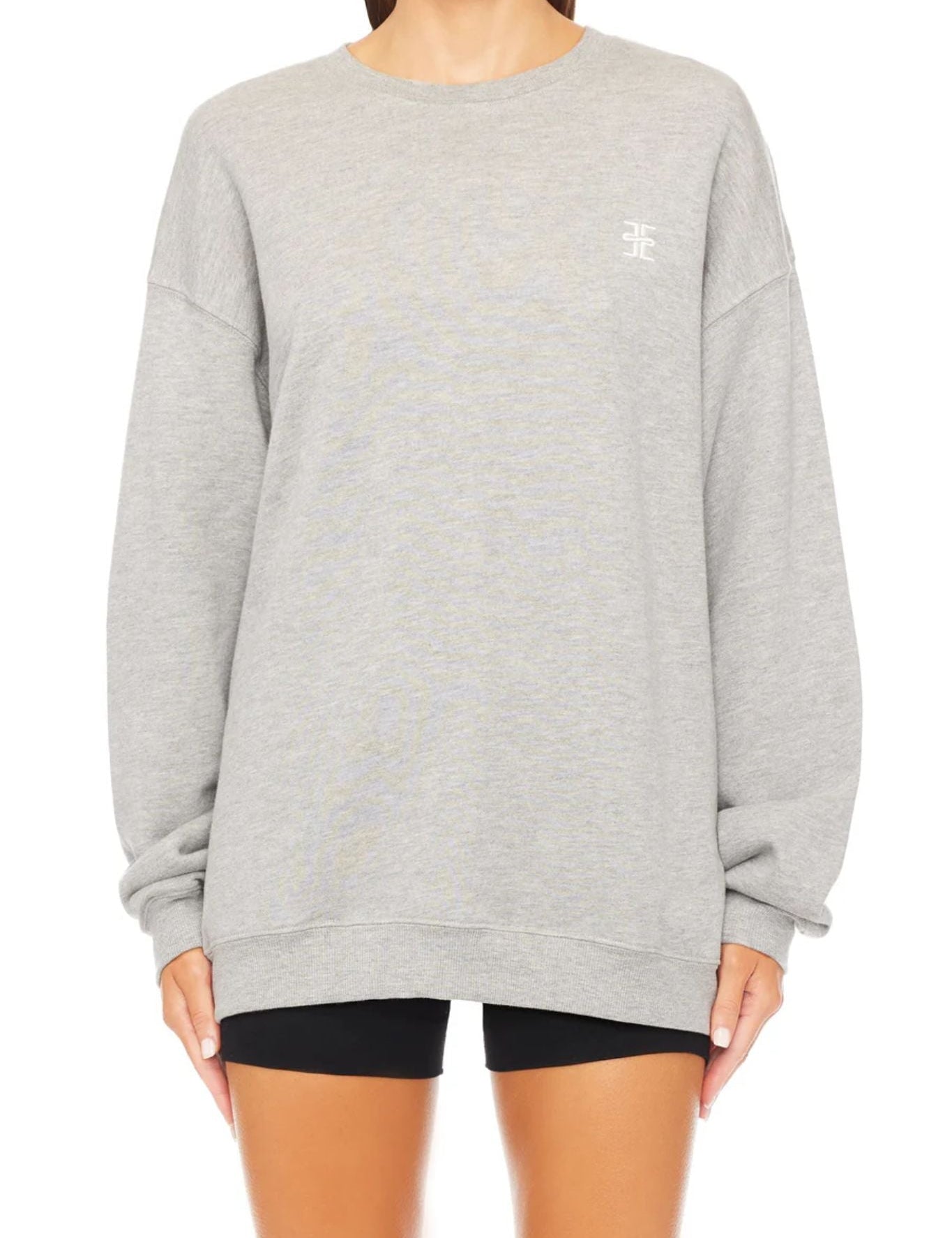 Eterne Oversized Crewneck Sweatshirt - Vermillion