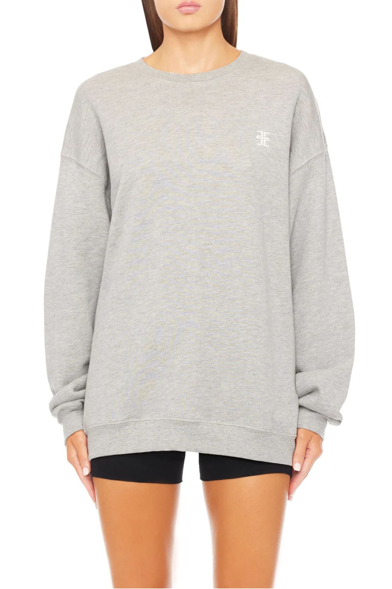 Eterne Oversized Crewneck Sweatshirt - Vermillion