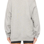 Eterne Oversized Crewneck Sweatshirt - Vermillion