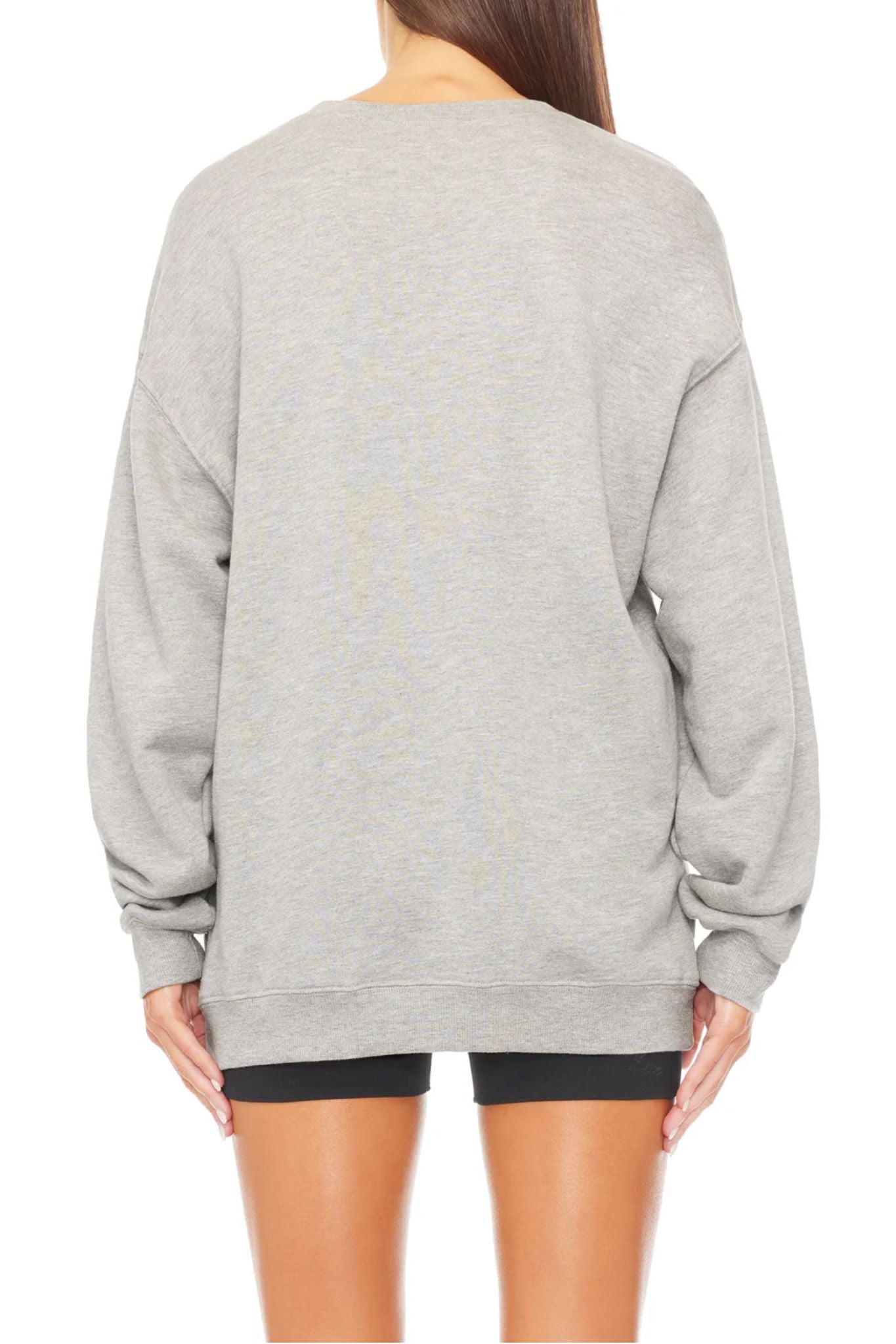 Eterne Oversized Crewneck Sweatshirt - Vermillion