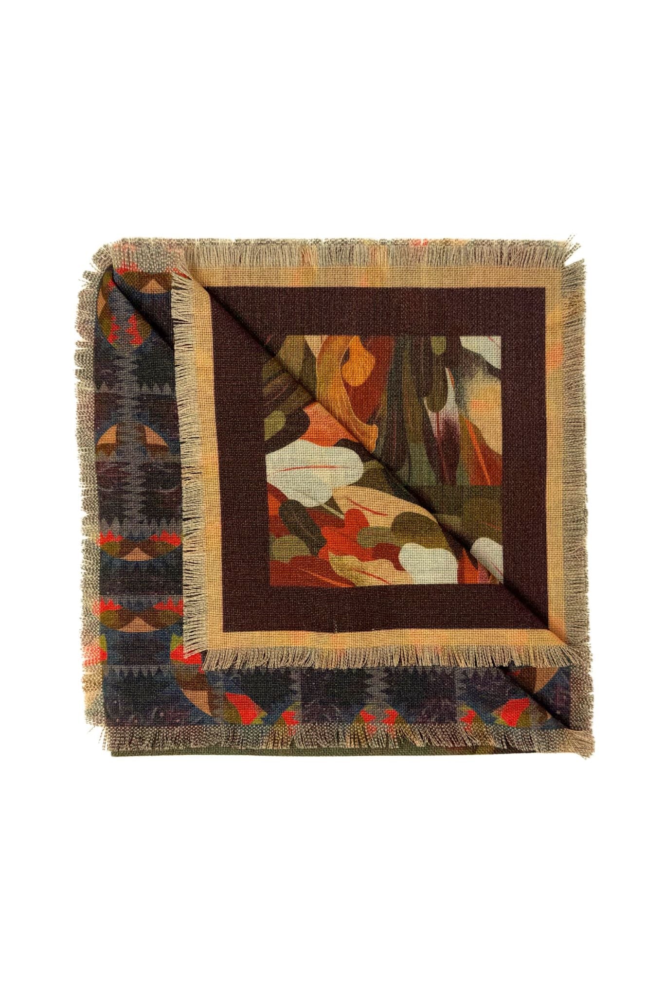 Franco Ferrari Scarf Grido/2S Cm 68X68 S - Vermillion