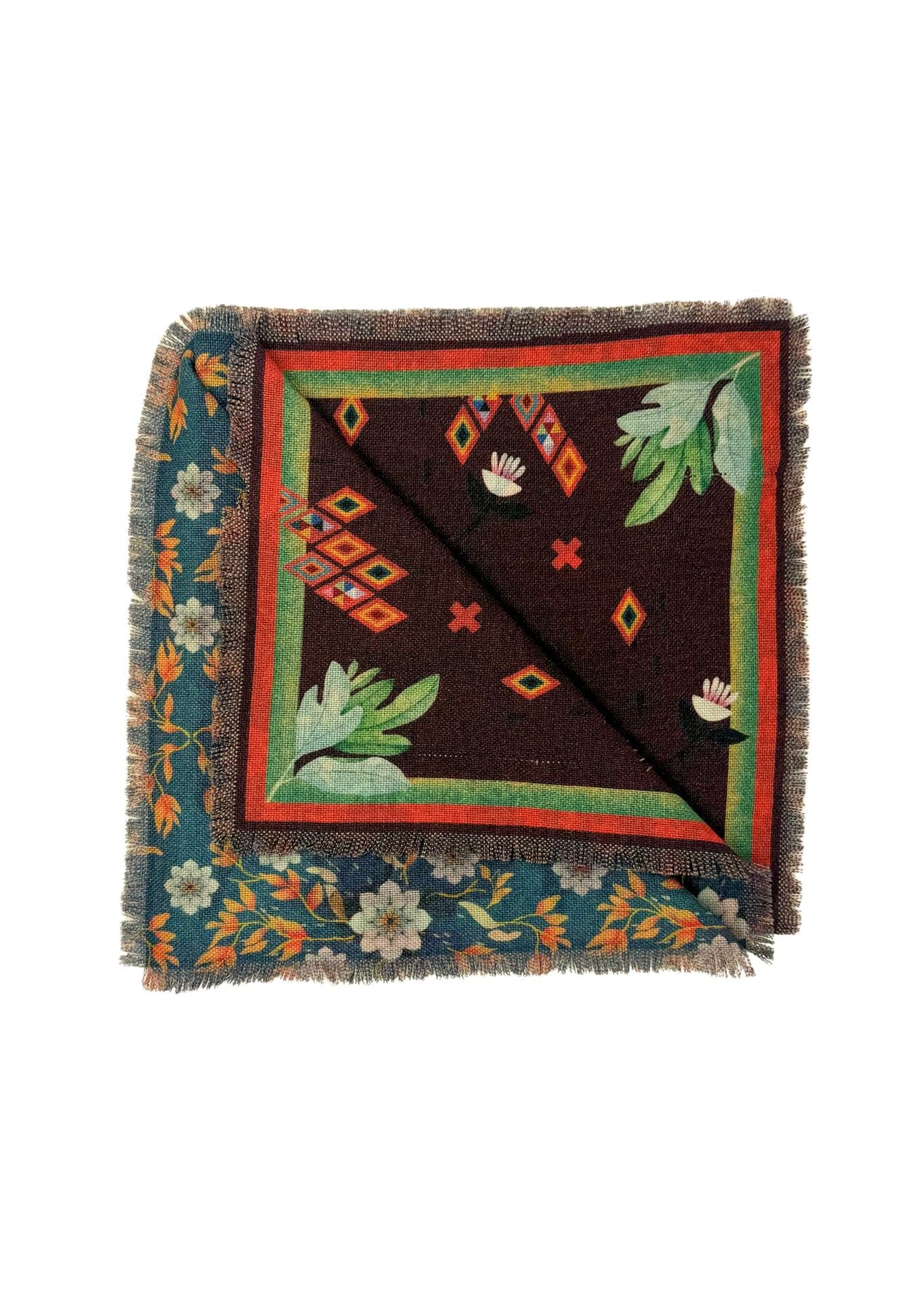 Franco Ferrari Scarf Grido/2S Cm 68X68 S - Vermillion