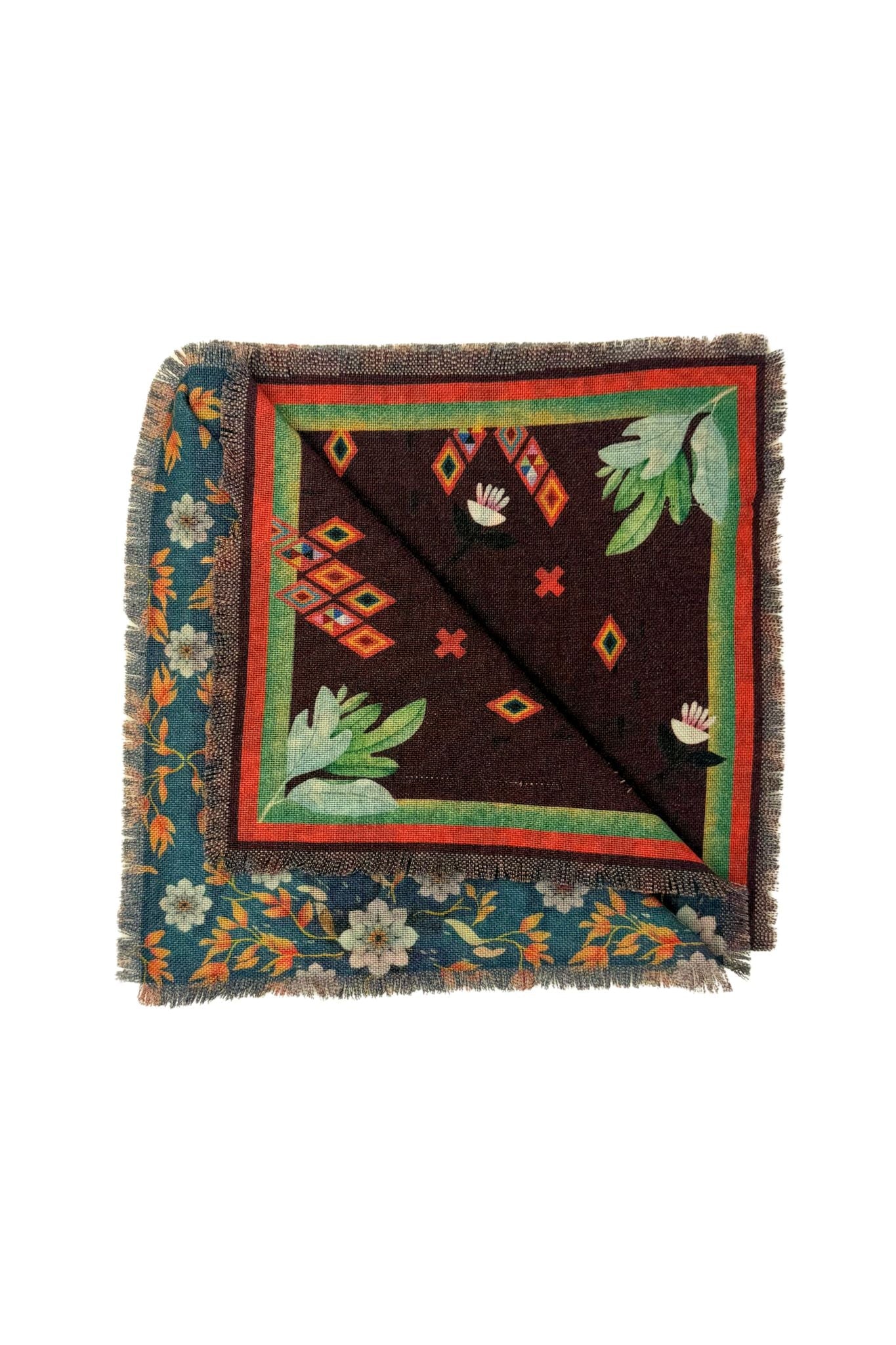 Franco Ferrari Scarf Grido/2S Cm 68X68 S - Vermillion