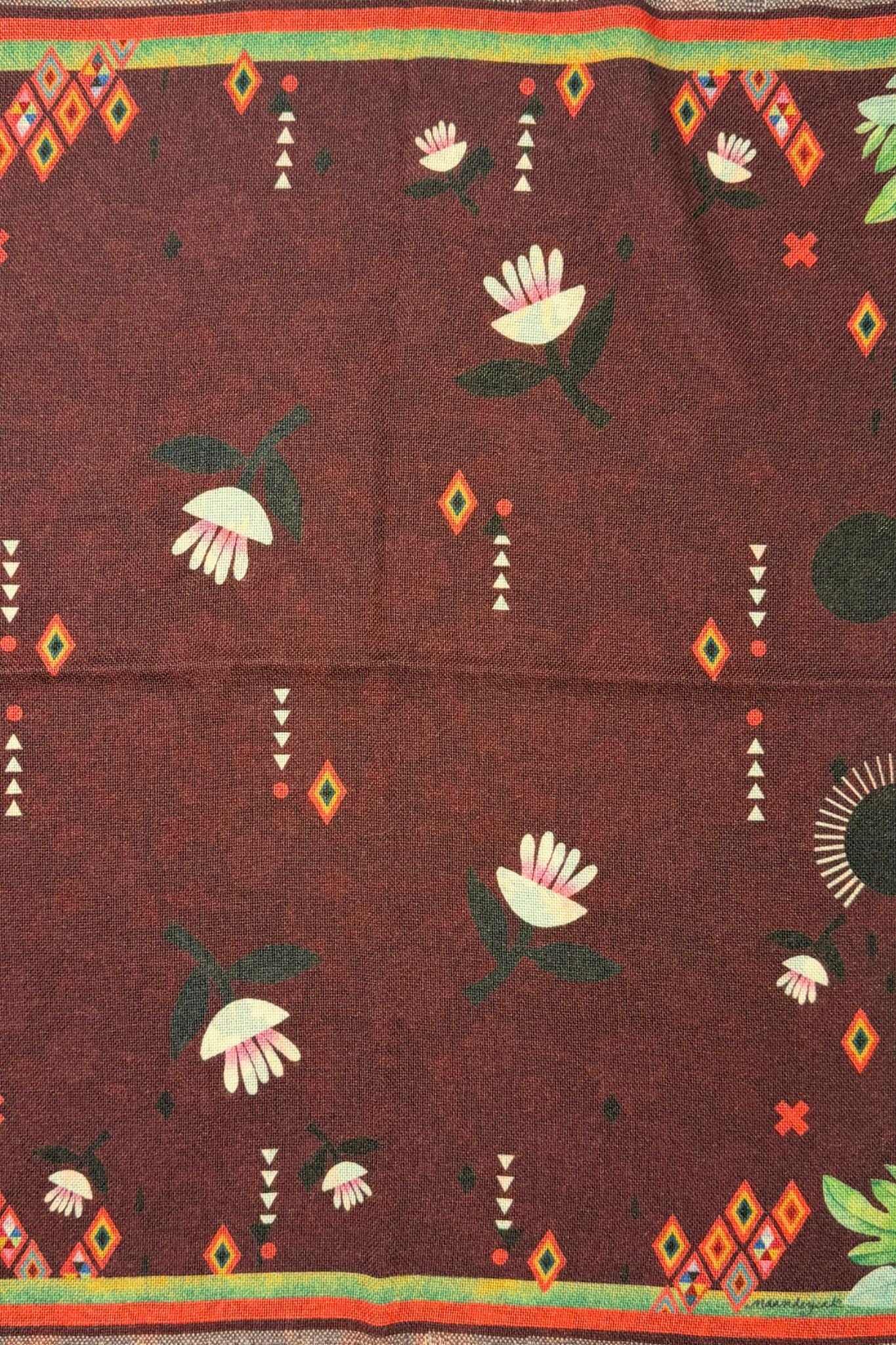 Franco Ferrari Scarf Grido/2S Cm 68X68 S - Vermillion