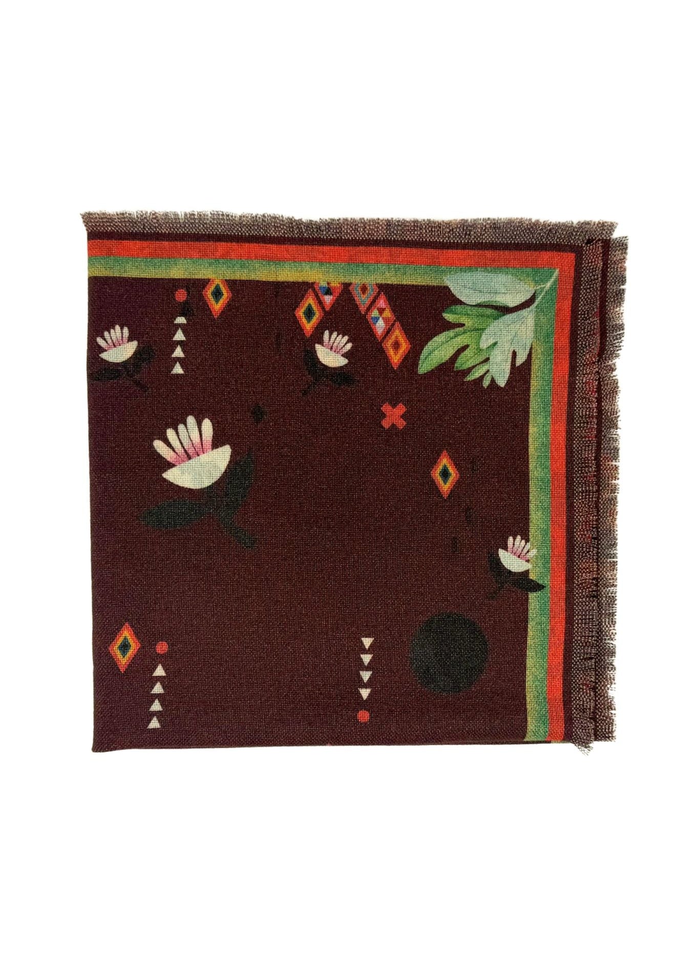 Franco Ferrari Scarf Grido/2S Cm 68X68 S - Vermillion