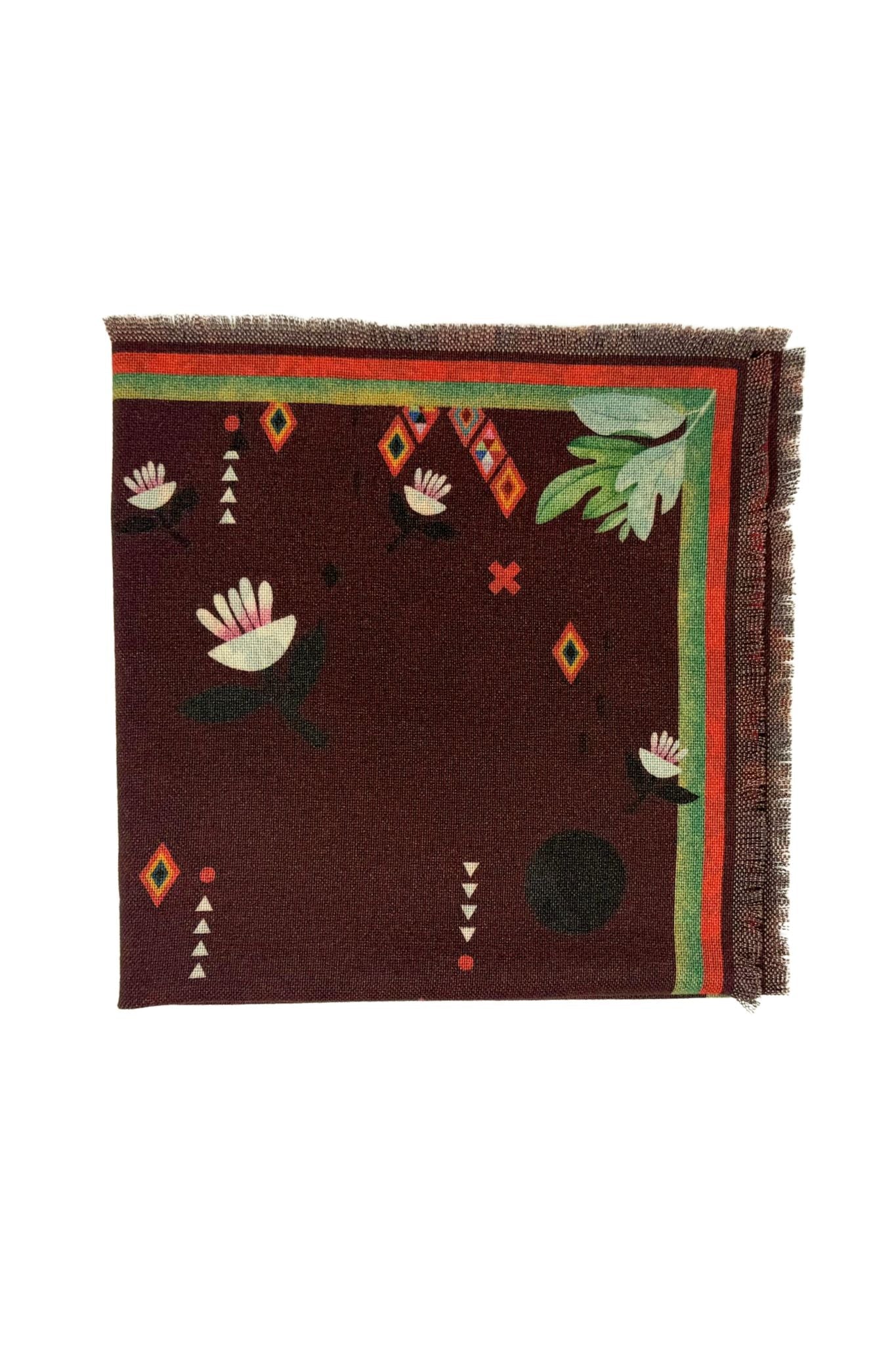 Franco Ferrari Scarf Grido/2S Cm 68X68 S - Vermillion