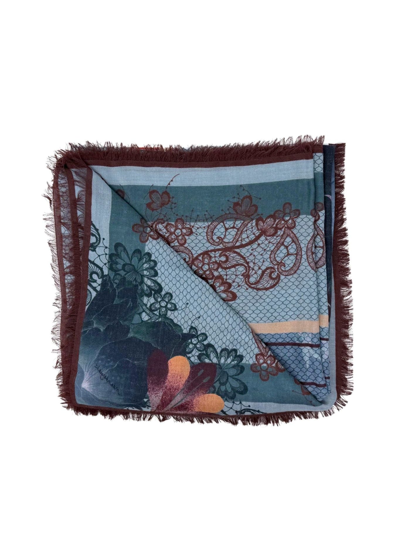 Franco Ferrari Scarf Magarw/Sw Cm 135X135 Sf - Vermillion