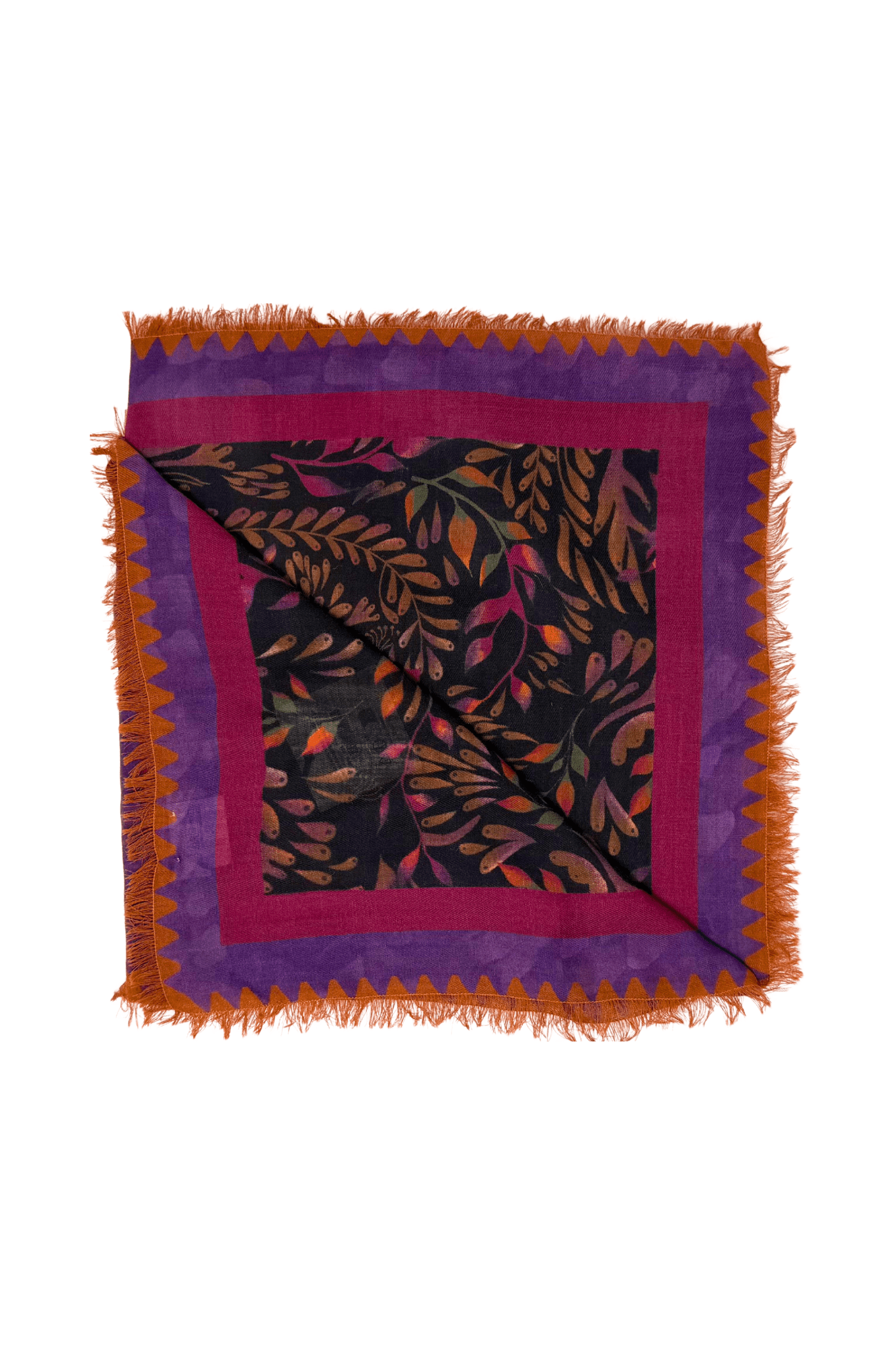 Franco Ferrari Scarf Magarw/Sw Cm 135X135 Sf - Vermillion