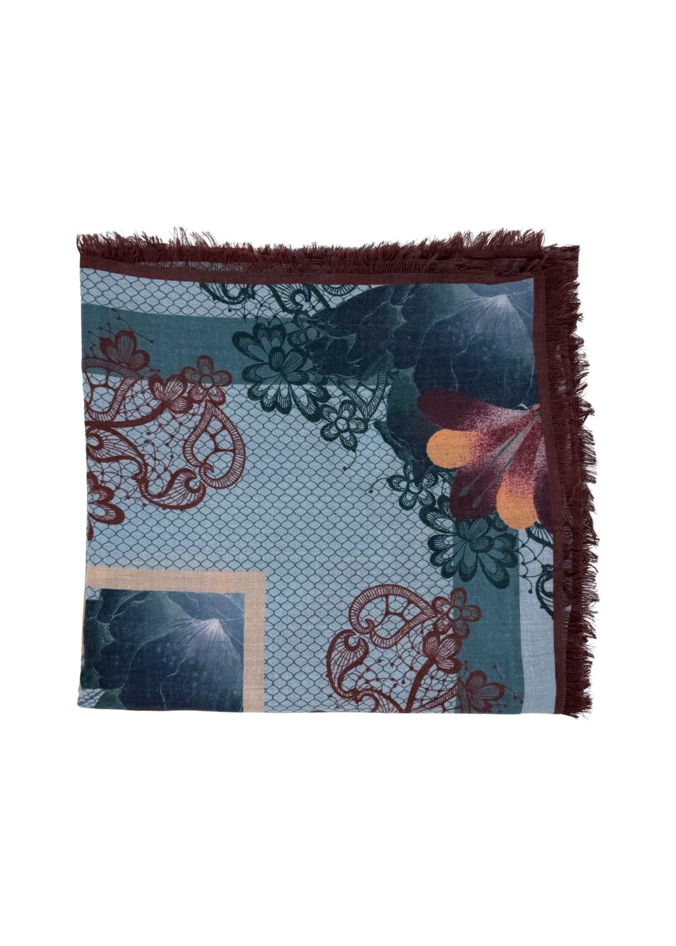 Franco Ferrari Scarf Magarw/Sw Cm 135X135 Sf - Vermillion