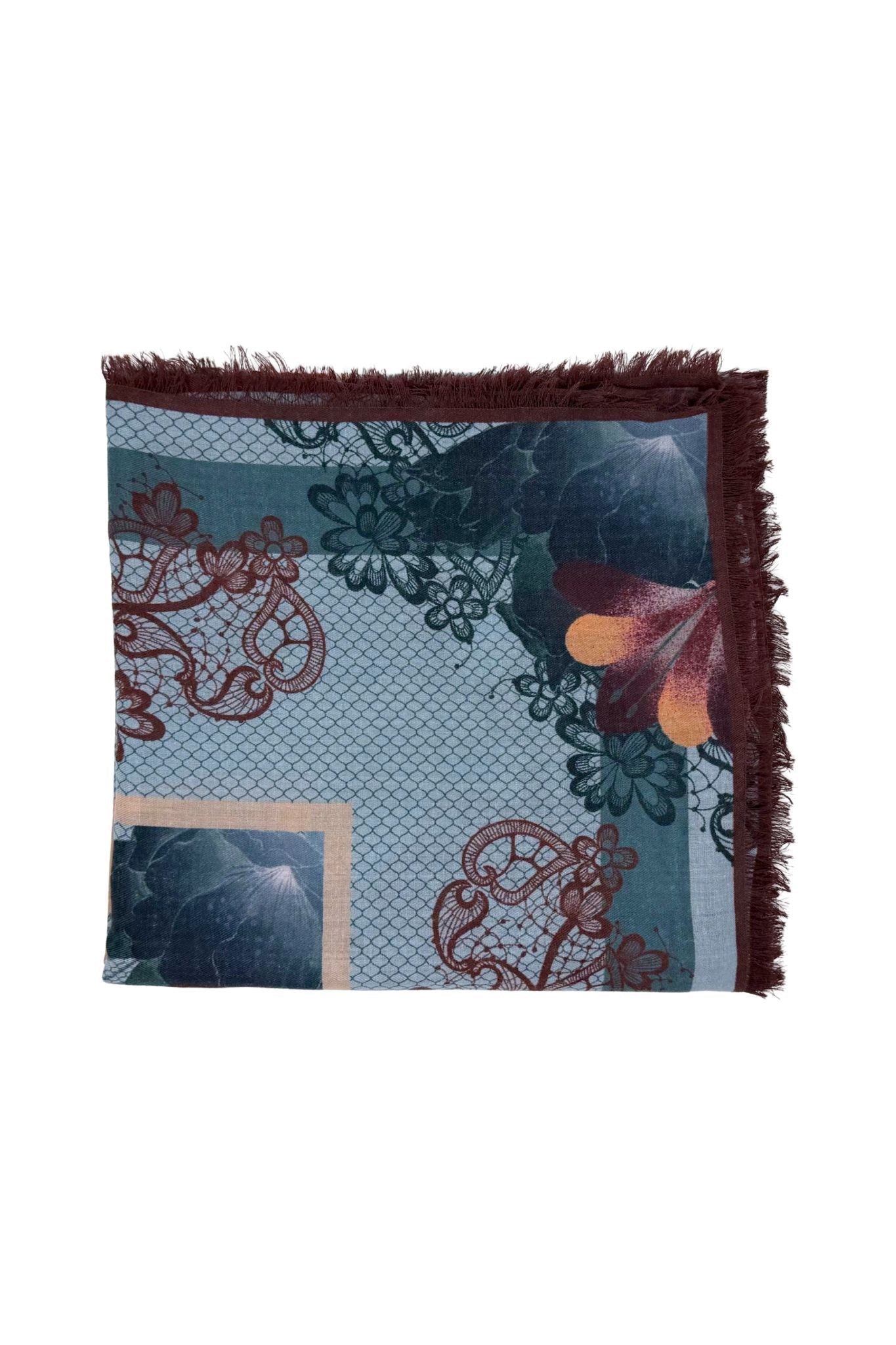 Franco Ferrari Scarf Magarw/Sw Cm 135X135 Sf - Vermillion