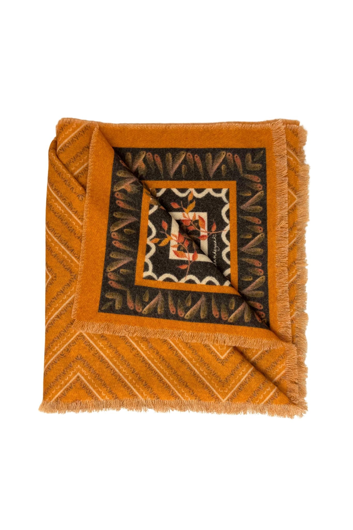 Franco Ferrari Scarf Monferrat/2S Cm 65X195Xs - Vermillion