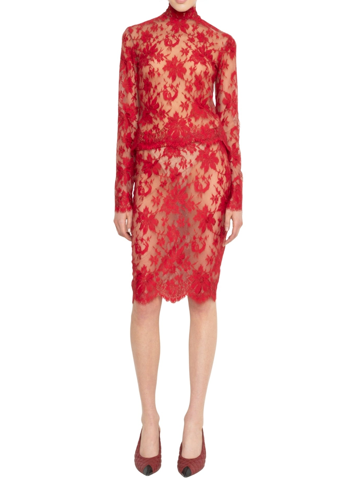 Francoise Paulina Skirt - Vermillion