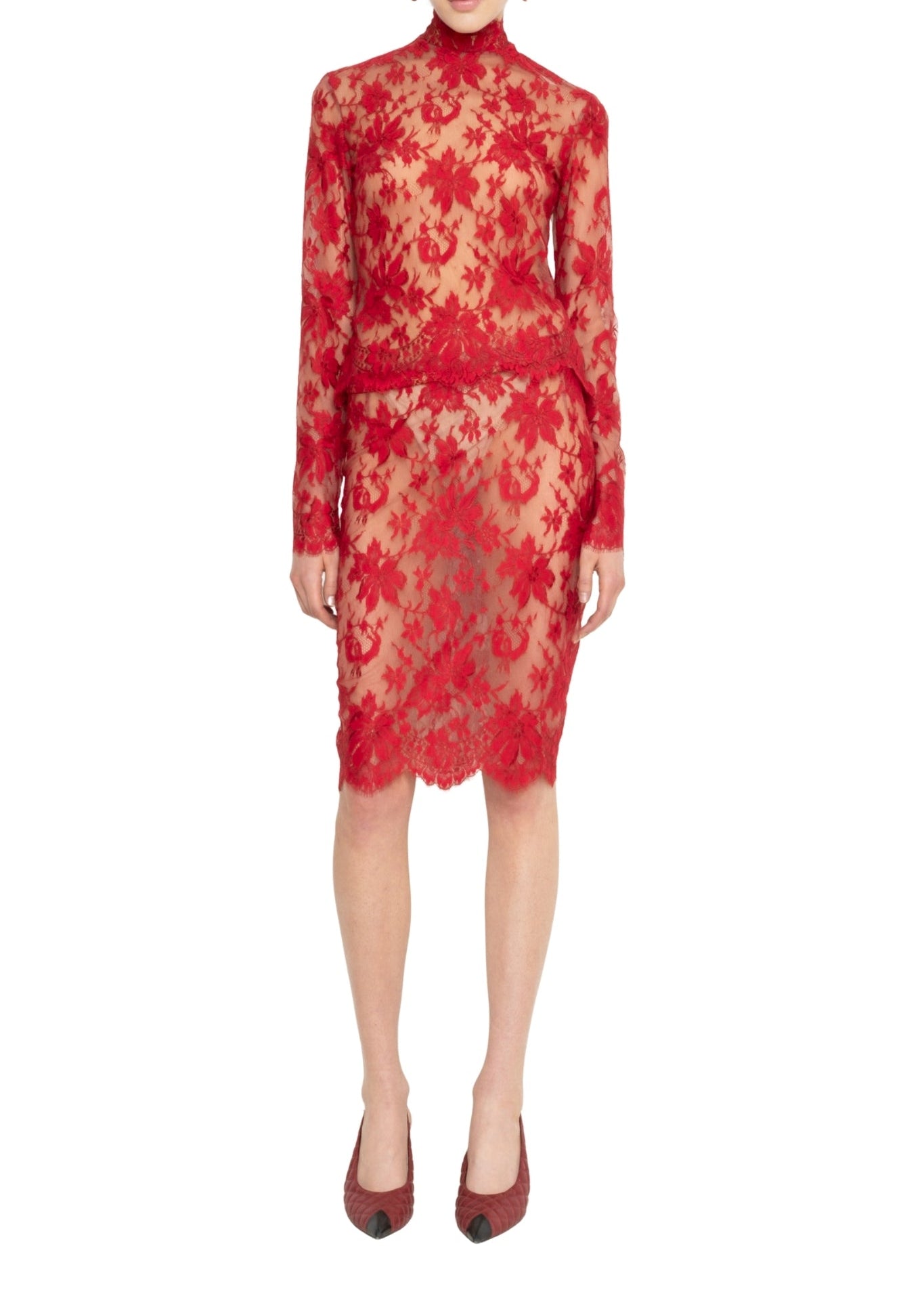 Francoise Paulina Top - Vermillion
