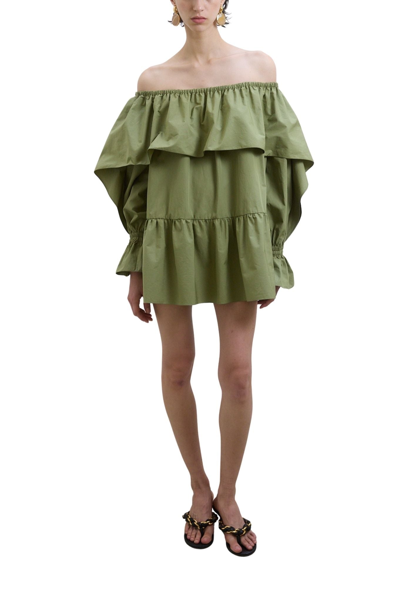 Francoise Sadie Dress - Vermillion