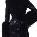 Francoise Tamara Coat - Vermillion