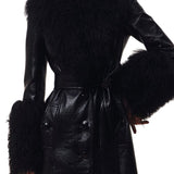 Francoise Tamara Coat - Vermillion