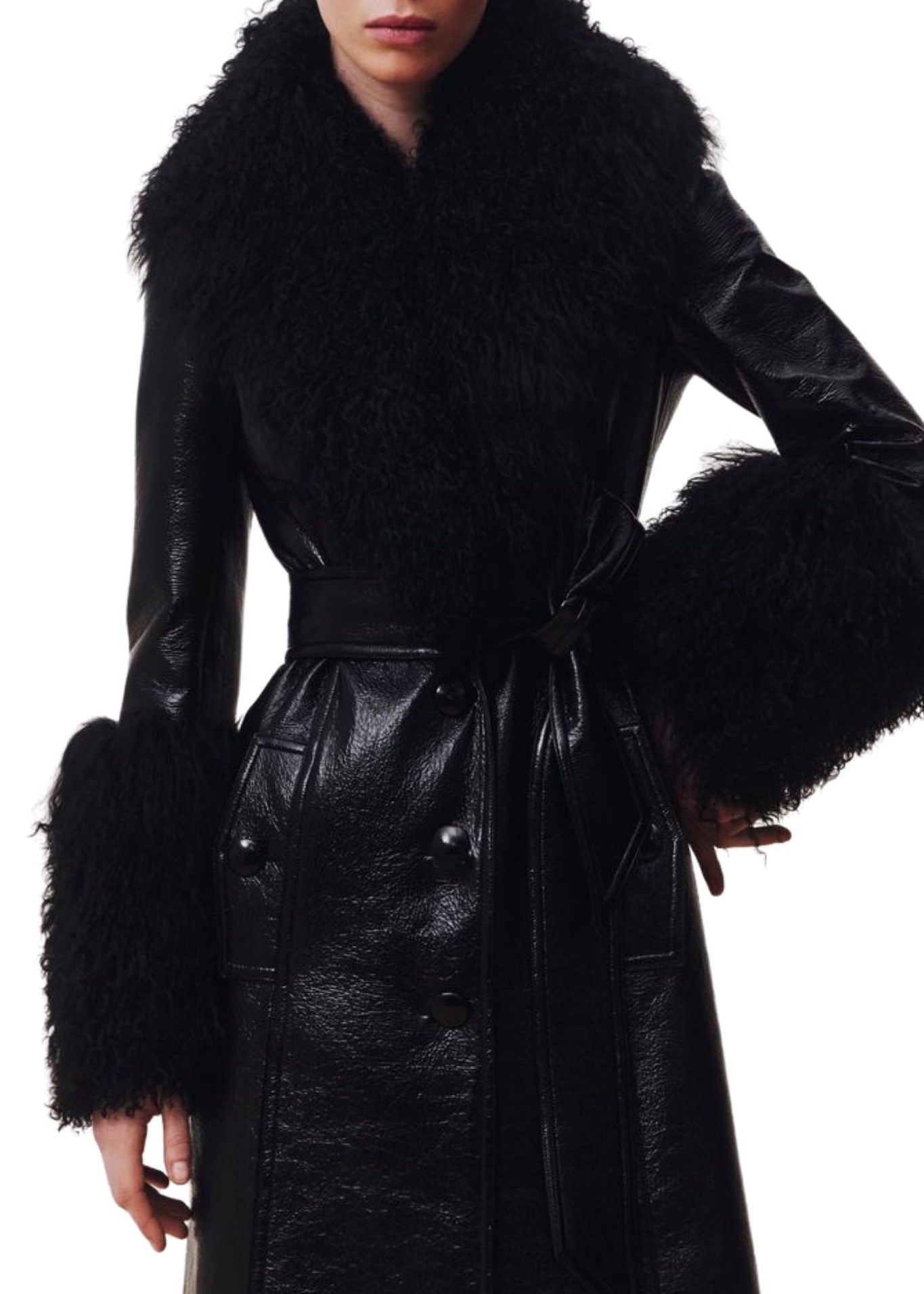 Francoise Tamara Coat - Vermillion