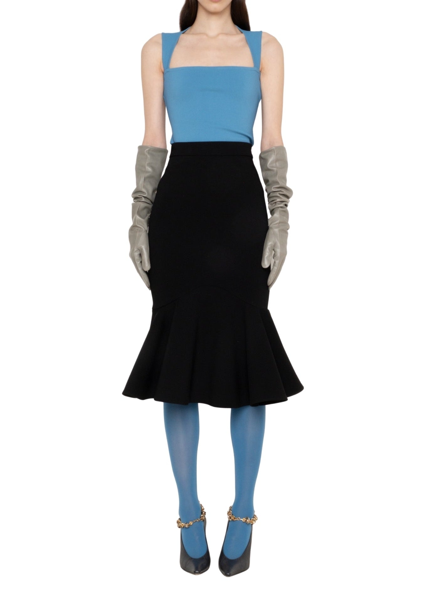 Francoise Willa Skirt - Vermillion
