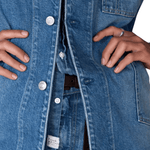 Frank & Eileen Bantry Denim Barn Jacket - Vermillion
