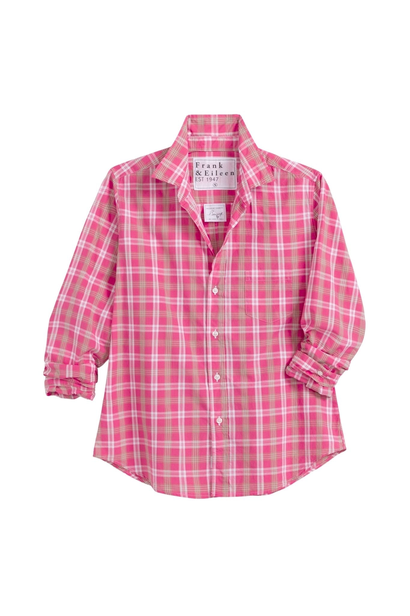 Frank & Eileen Barry Tailored Button-up Shirt - Vermillion