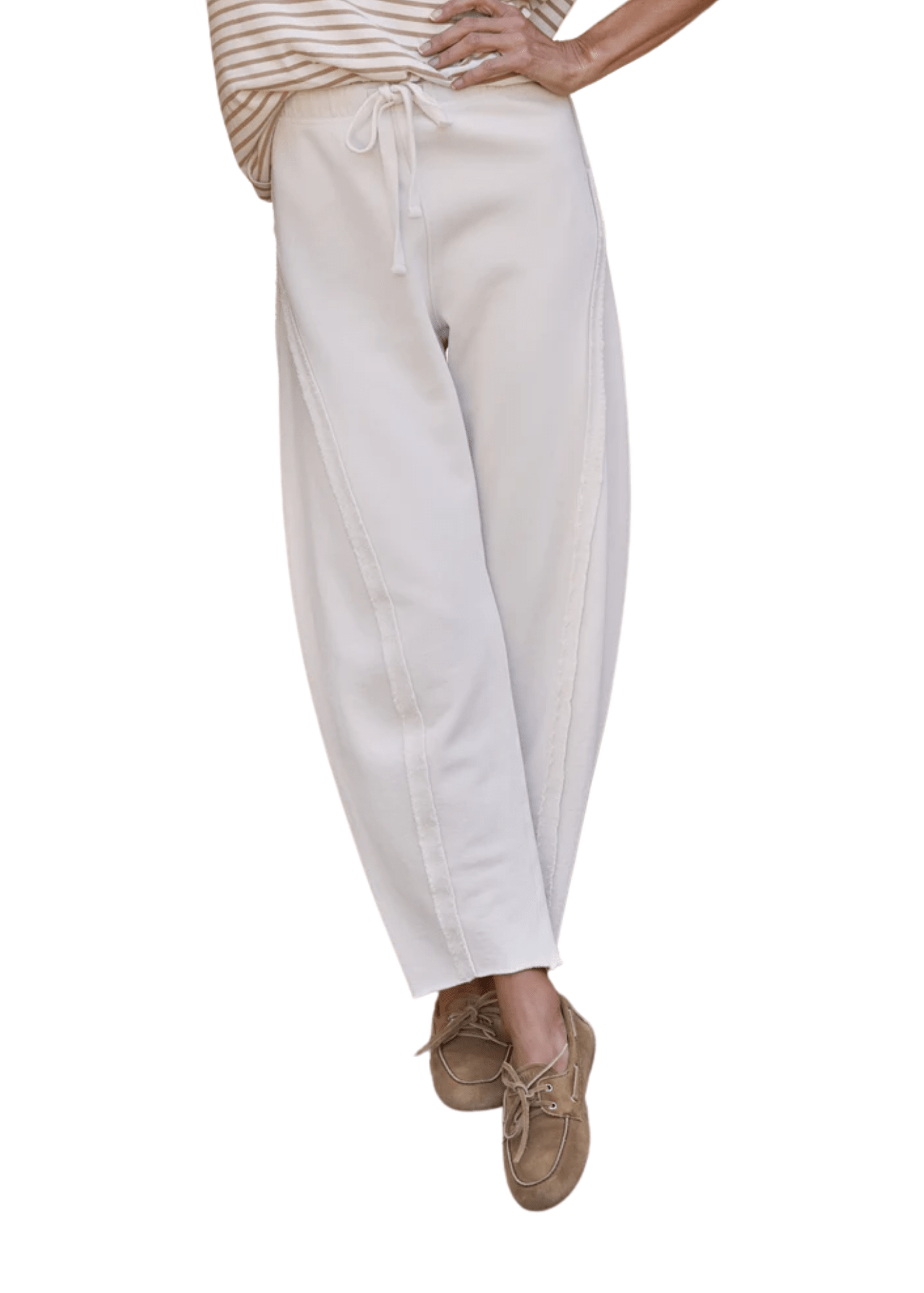 Frank & Eileen Bibi Barrel-leg Sweatpant - Vermillion
