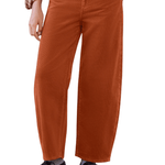 Frank & Eileen Brennan Barrel Jean - Vermillion