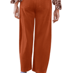 Frank & Eileen Brennan Barrel Jean - Vermillion