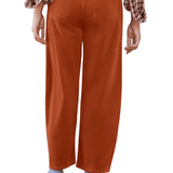 Frank & Eileen Brennan Barrel Jean - Vermillion