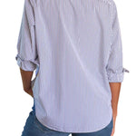 Frank & Eileen Continuous Button Up Shirt - Vermillion