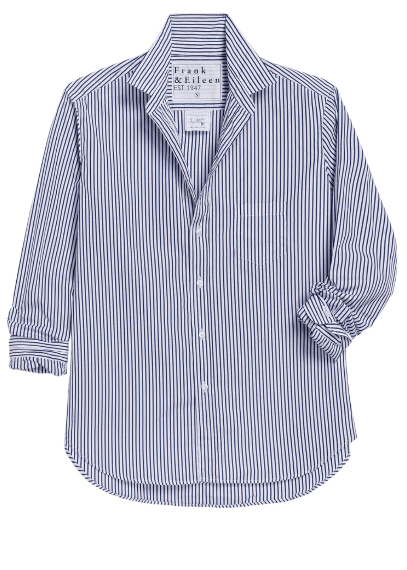 Frank & Eileen Continuous Button Up Shirt - Vermillion