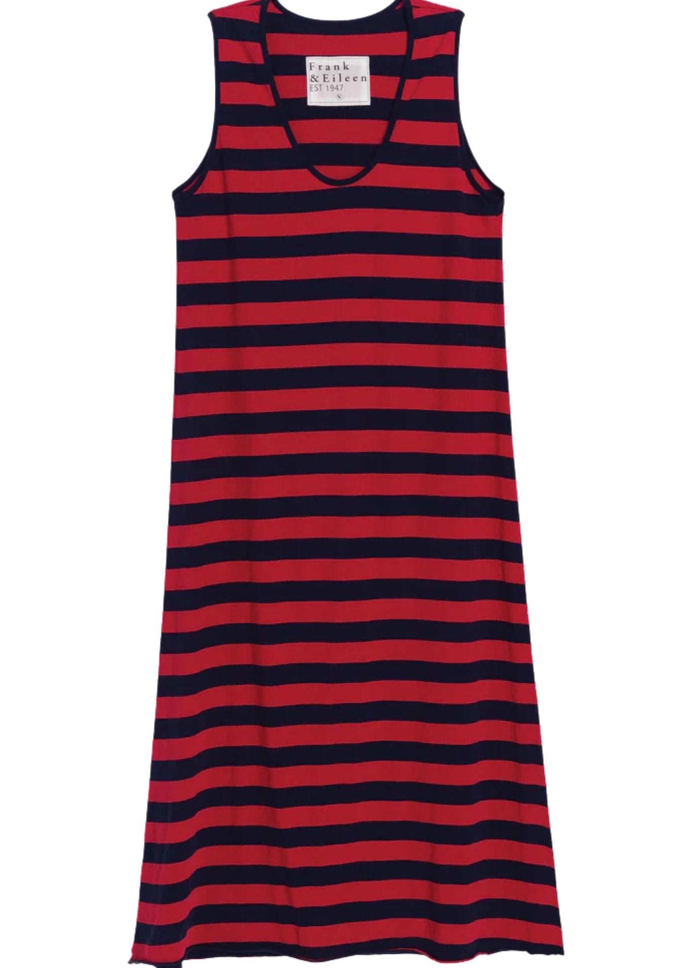 Frank & Eileen Dylan Scoop Neck Dress - Vermillion
