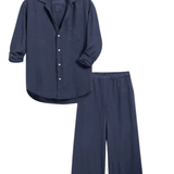 Frank & Eileen Eileen + Pull on Pant Set - Vermillion