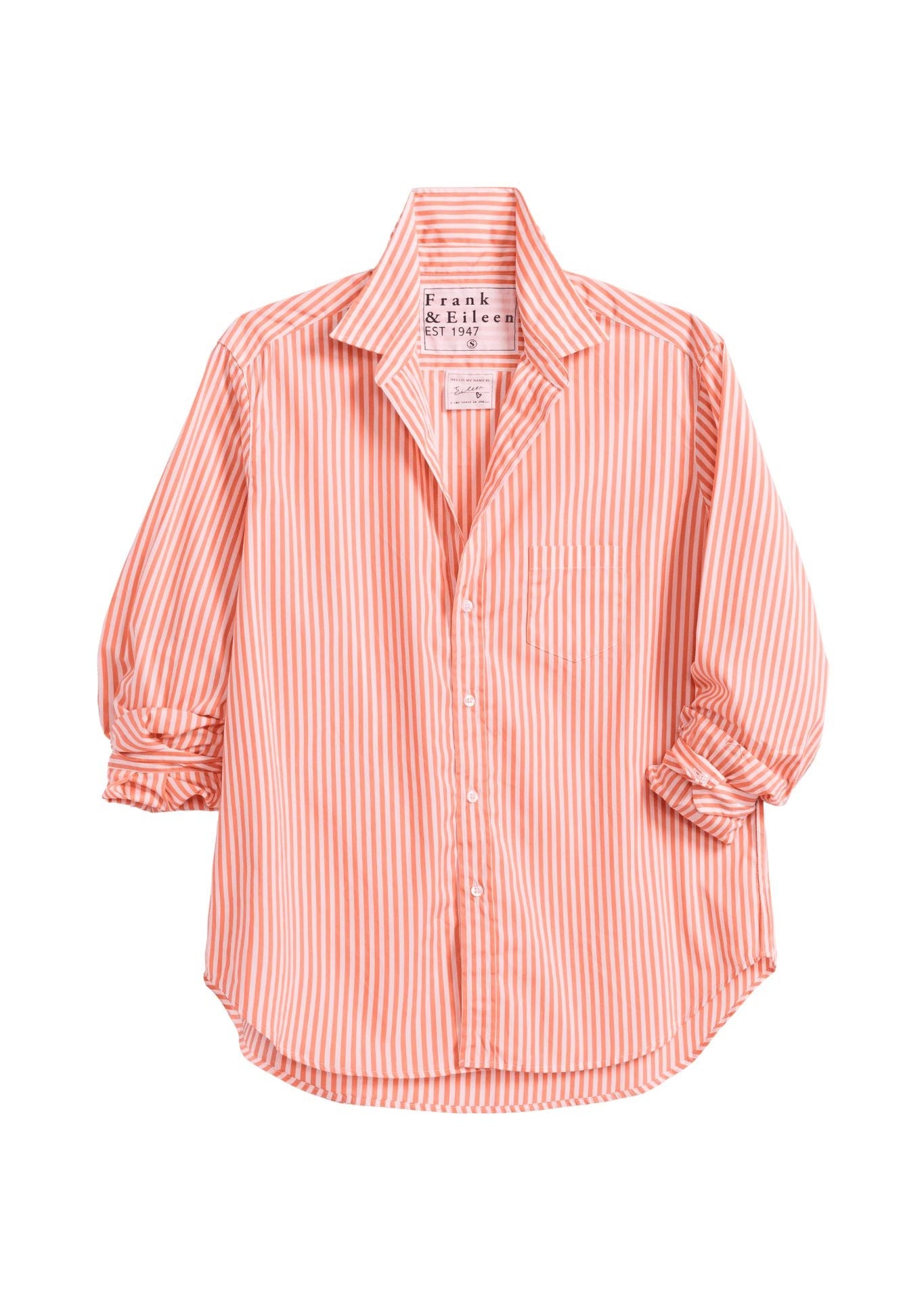 Frank & Eileen Eileen Relaxed Button-up Shirt - Vermillion
