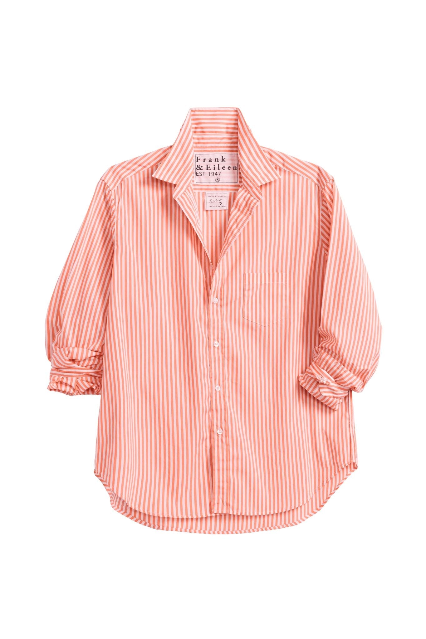 Frank & Eileen Eileen Relaxed Button-up Shirt - Vermillion