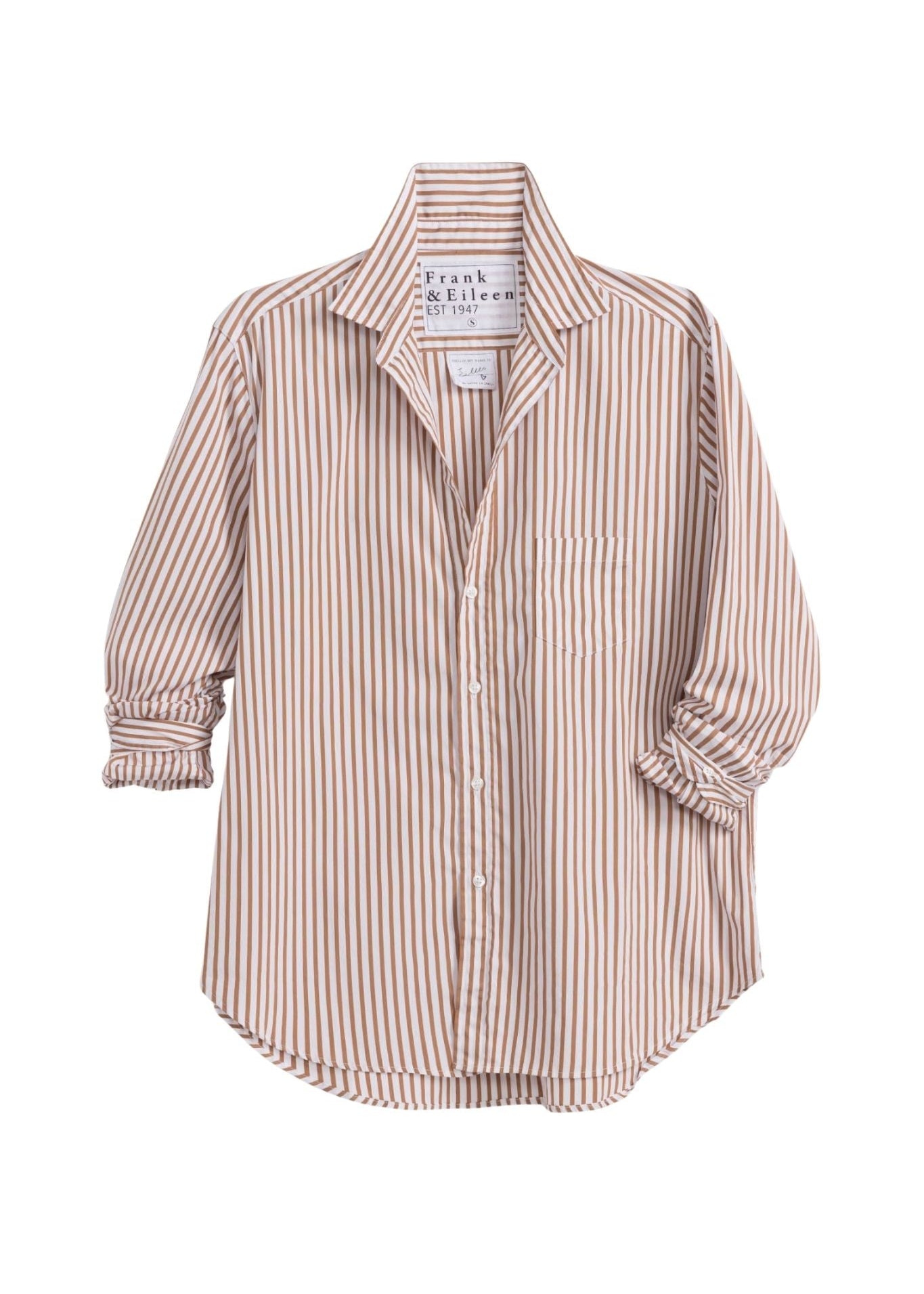 Frank & Eileen Eileen Relaxed Button-up Shirt - Vermillion