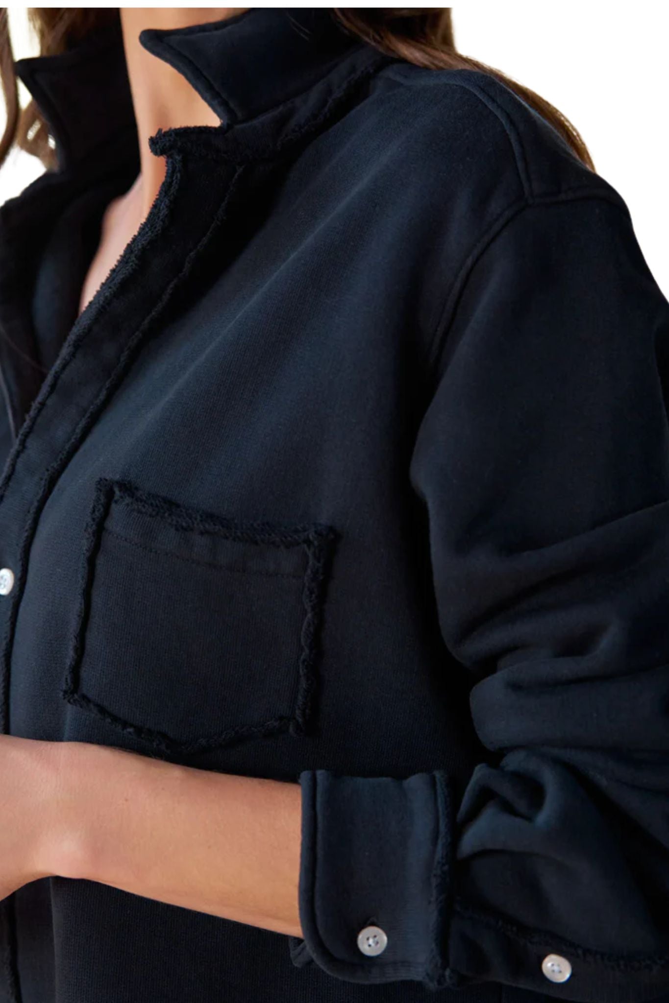 Frank & Eileen Eileen - Relaxed Button Up Shirt - Vermillion