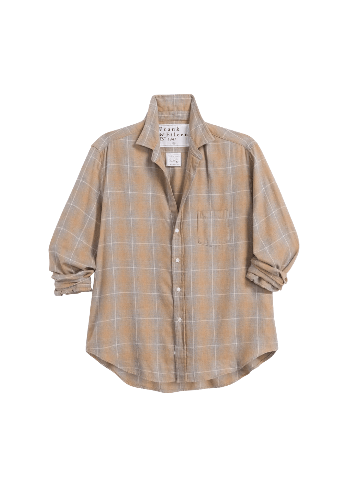 Frank & Eileen Eileen Relaxed Button-up Shirt - Vermillion