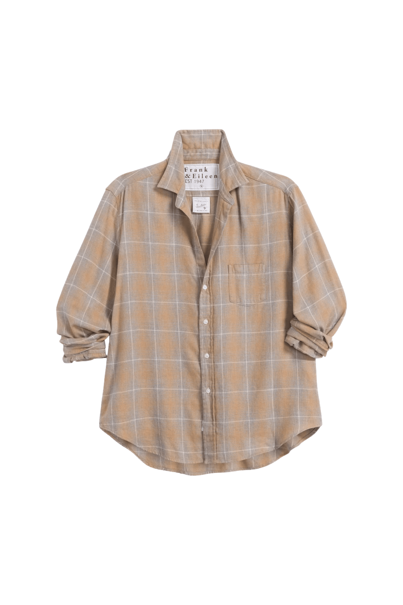 Frank & Eileen Eileen Relaxed Button-up Shirt - Vermillion