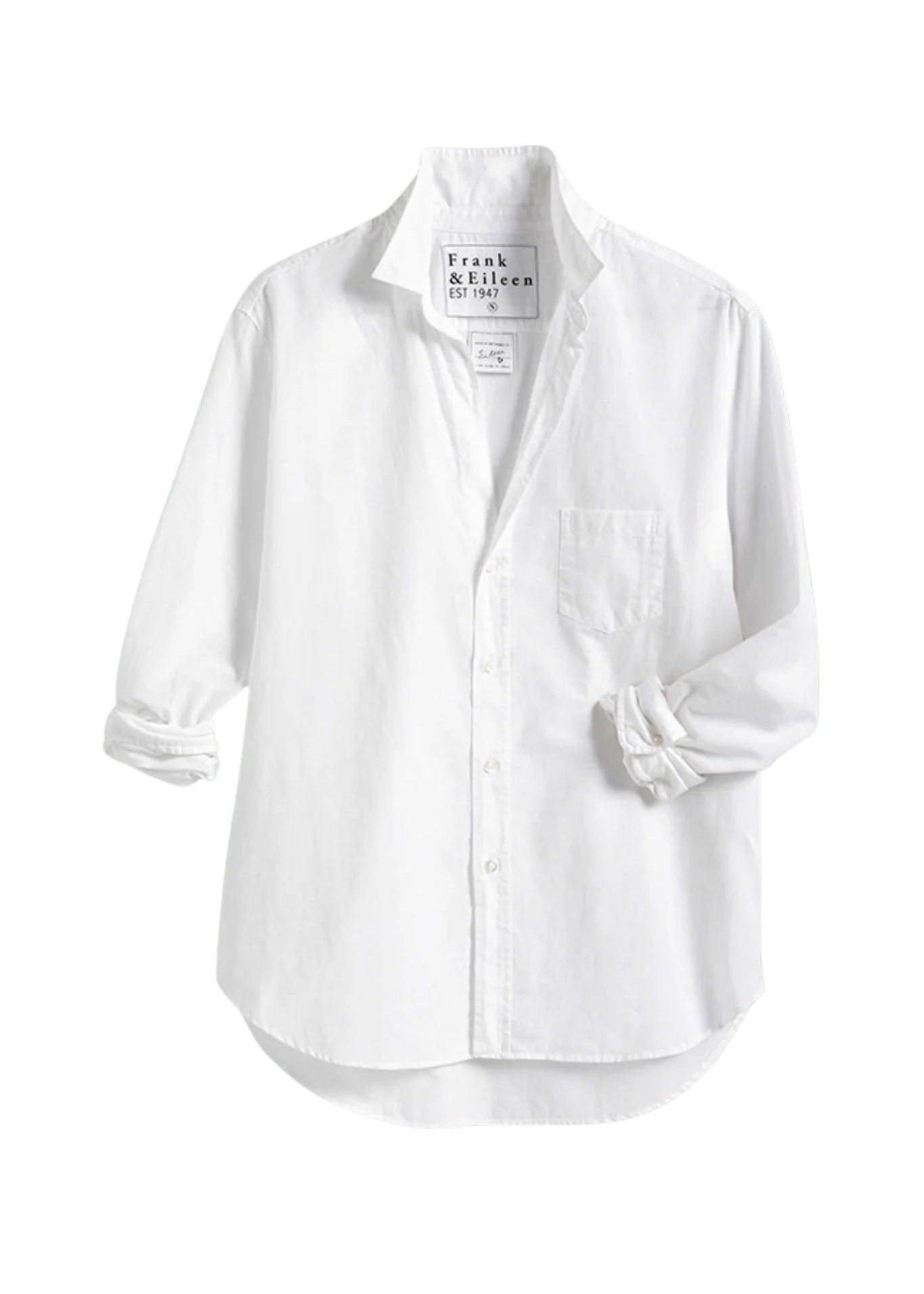 Frank & Eileen Eileen Relaxed Button-up Shirt - Vermillion
