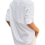 Frank & Eileen Eileen Relaxed Button-up Shirt - Vermillion