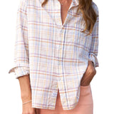 Frank & Eileen Eileen Shirt - Vermillion