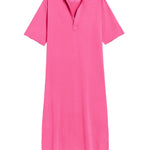 Frank & Eileen Emma - Henley SS Maxi Dress - Vermillion