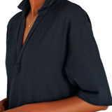 Frank & Eileen Emma Henley SS Maxi Dress - Vermillion