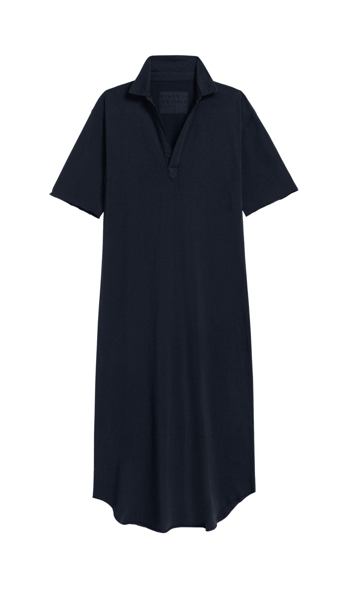 Frank & Eileen Emma Henley SS Maxi Dress - Vermillion