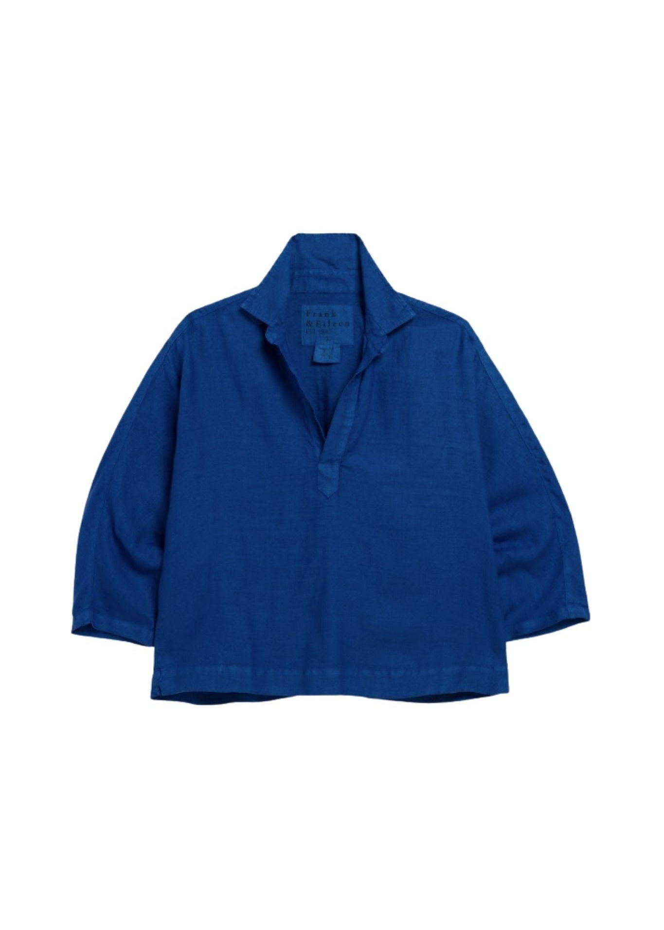 Frank & Eileen Gabi Popover Shirt - Vermillion