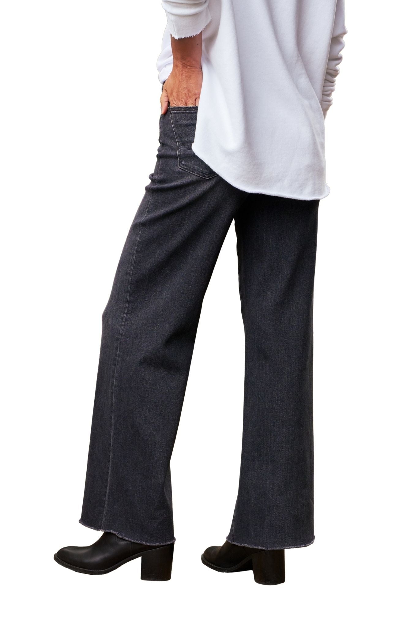 Frank & Eileen Galway 32" Wide Leg Jean - Vermillion