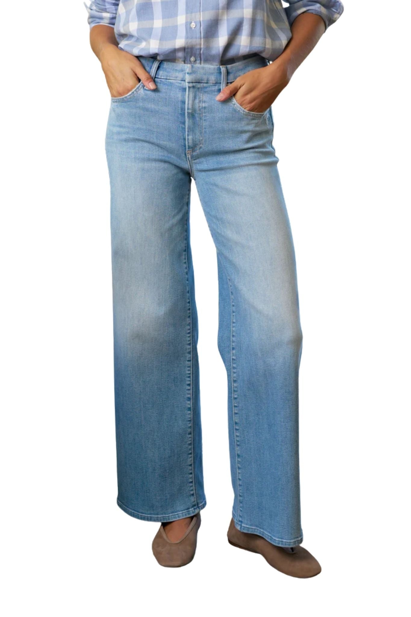 Frank & Eileen Galway 32" Wide Leg Jean - Vermillion