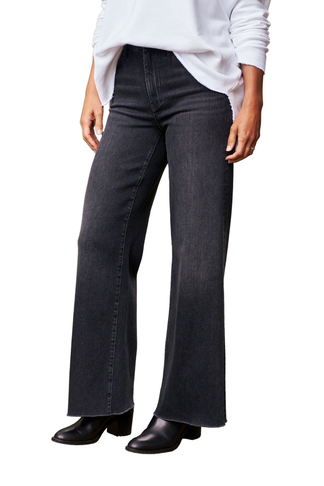 Frank & Eileen Galway 32" Wide Leg Jean - Vermillion