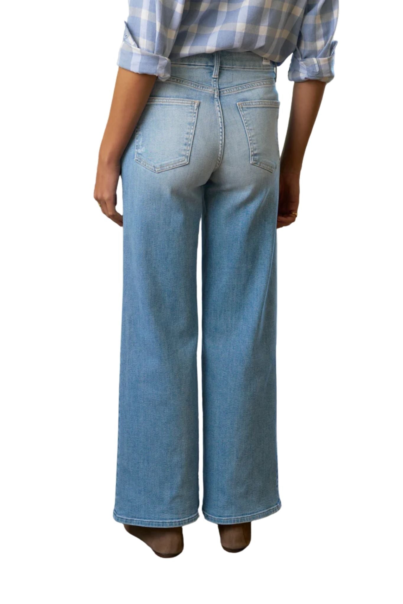 Frank & Eileen Galway 32" Wide Leg Jean - Vermillion